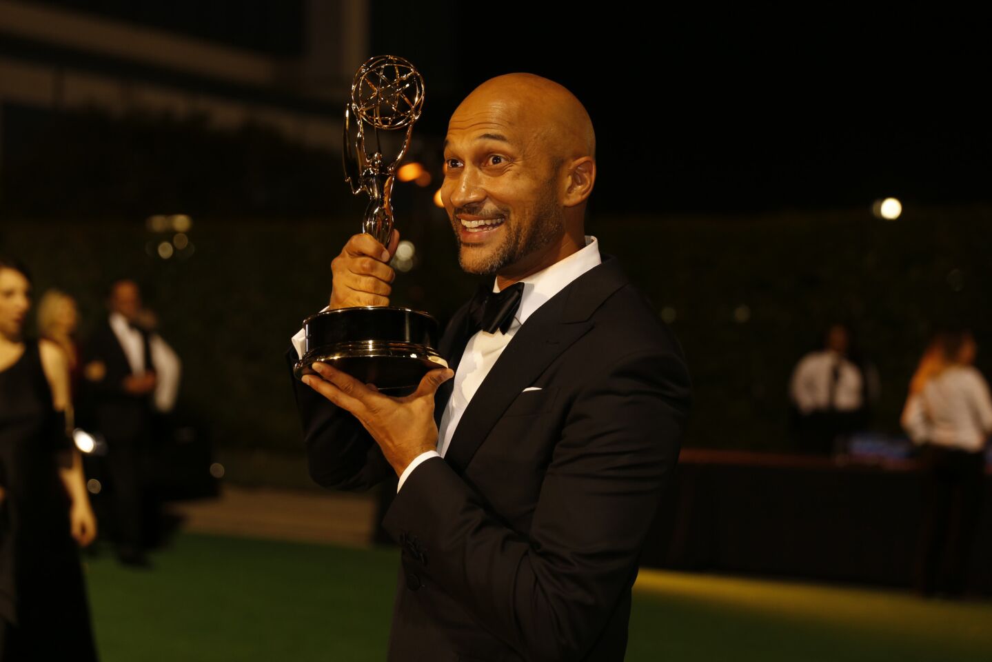 Keegan-Michael Key at the Governors Ball after the 68th Primetime Emmy Awards.