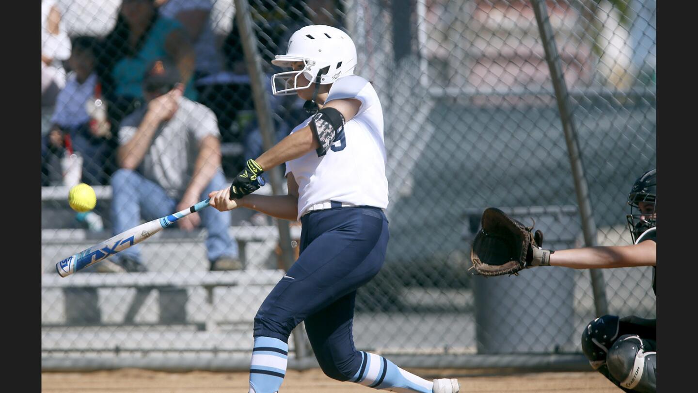 Photo Gallery: Crescenta Valley High School softball wins Pacific League title by defeating Arcadia High School