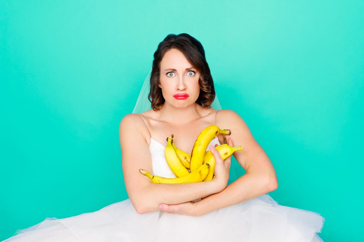 Alyssa Anne Austin stars in "Always a Banana, Never the Bride: An Ode to Broadway's 'Lesser Ladies'" at the OB Playhouse.