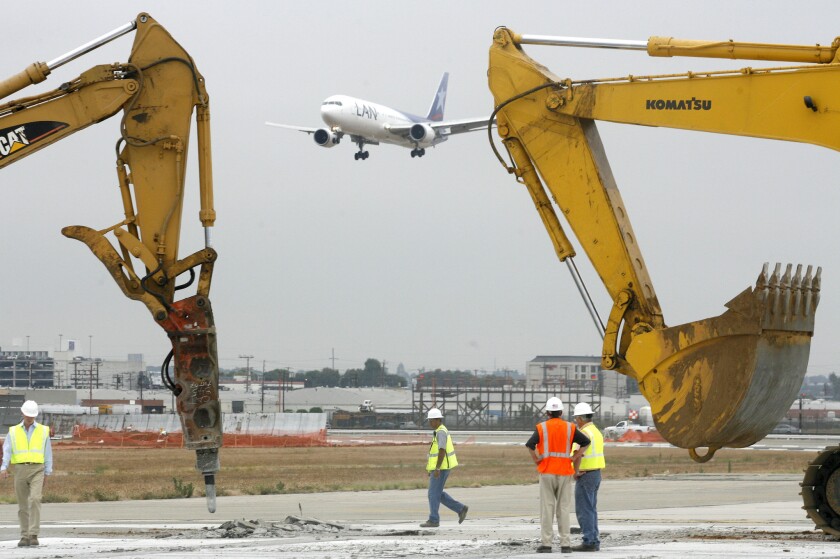 It often seems like runway construction at LAX will last forever.