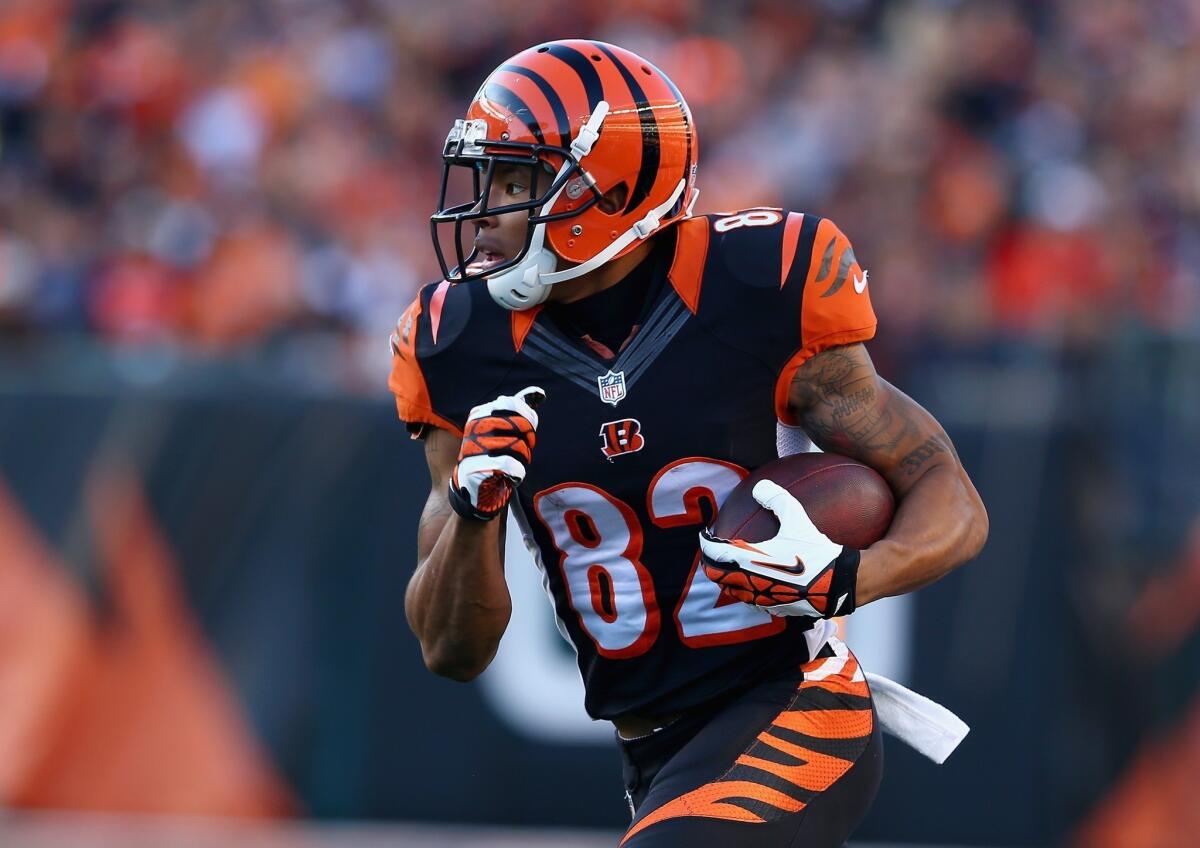 Bengals receiver Marvin Jones had four touchdown receptions against the Jets last Sunday.