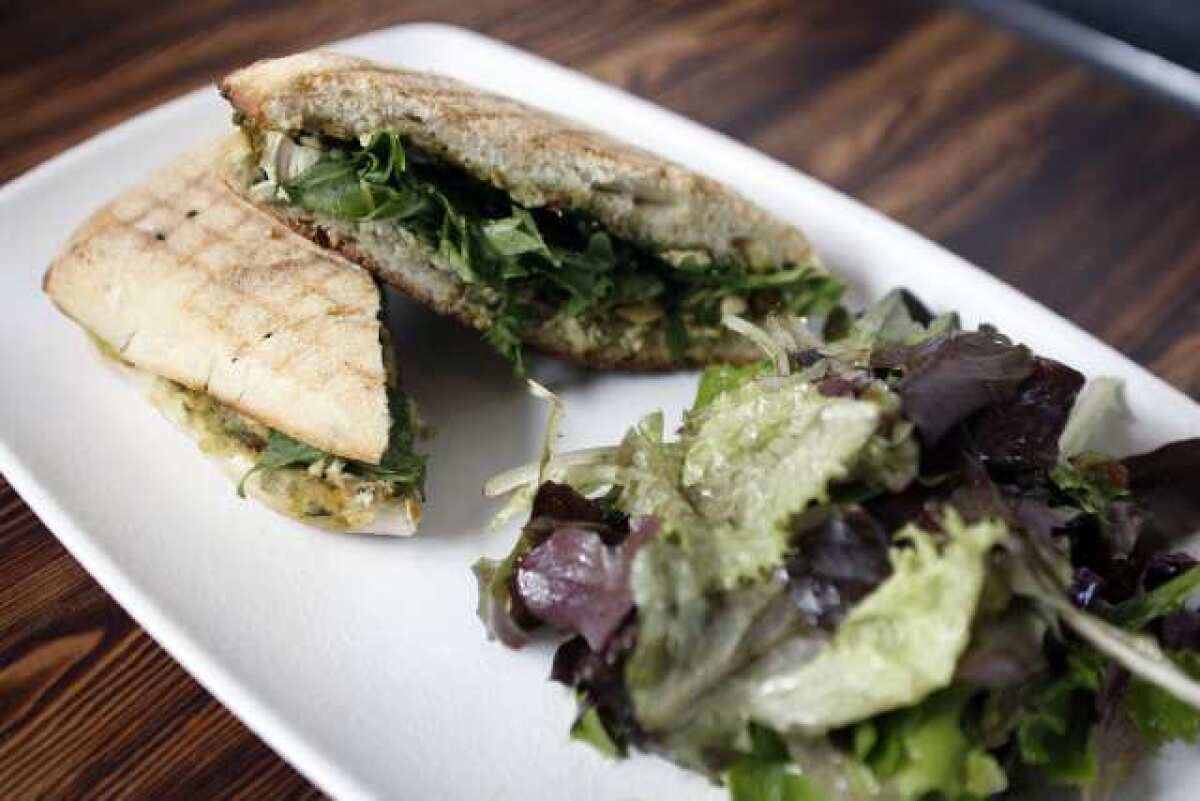 Chicken pesto is a popular dish for many customers at Grain Lab in Burbank.