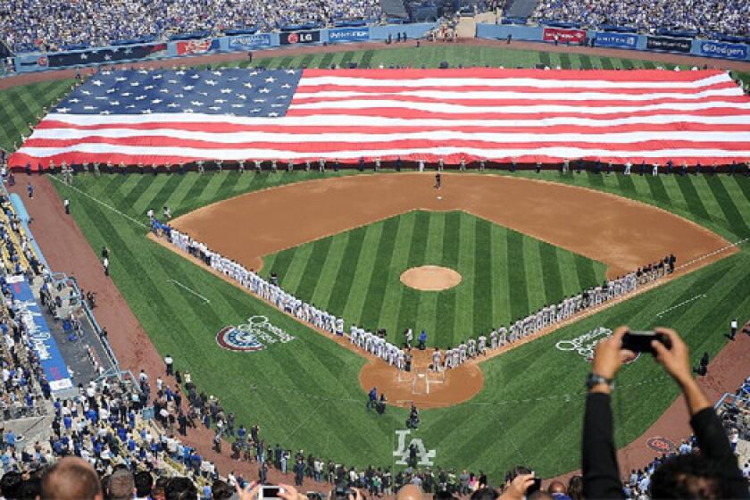 The Dodgers' 2014 home opener will take place on April 4 against the San Francisco Giants.
