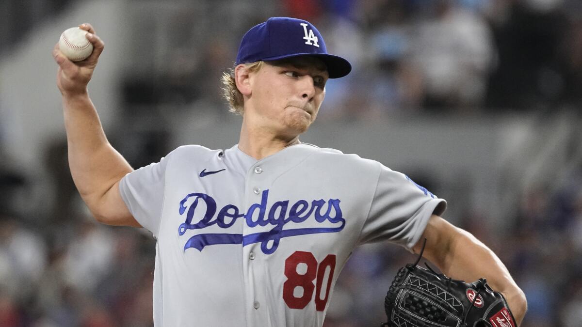 Los Angeles Dodgers Rookie Rolls Again and Makes Insane Pitching