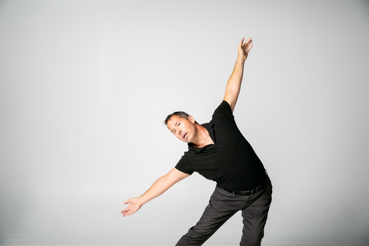 Peter G. Kalivas, founding director of PGK Dance, poses for a portrait at The San Diego Union Tribune's photo studio on November 19, 2019 in San Diego, California.