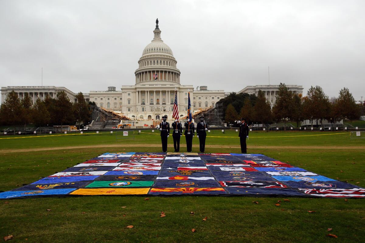 The Spirit of Liberty Foundation Veterans Day ceremony in Washington, DC.
