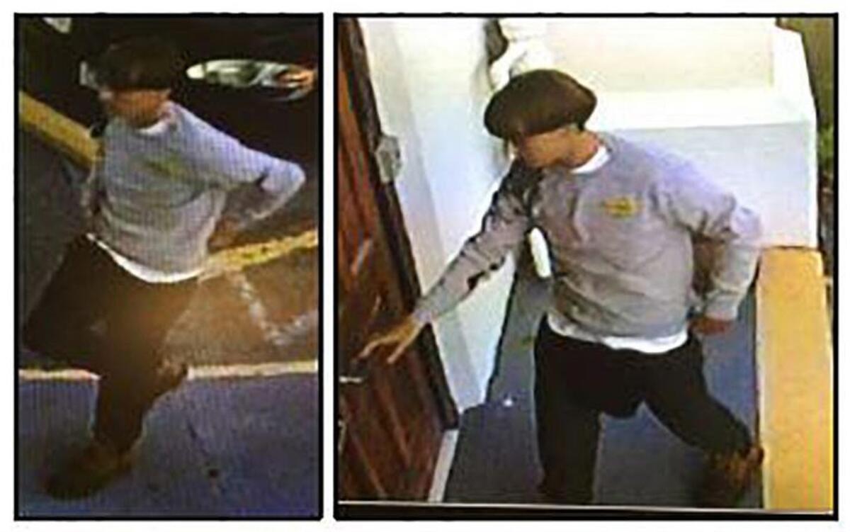 Images provided by Charleston, S.C., police of the suspect in the church shooting that left nine dead.