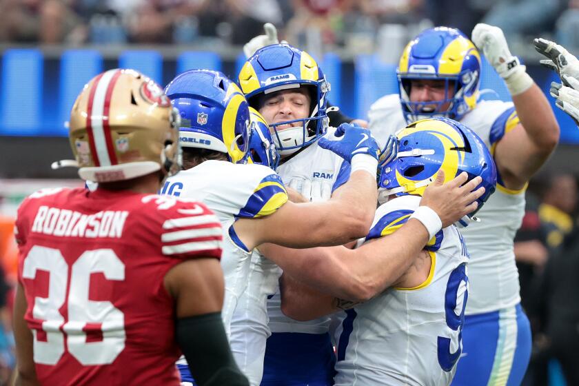 Kyren Williams flips Rams-49ers rivalry on head with 3 TD game - Los ...