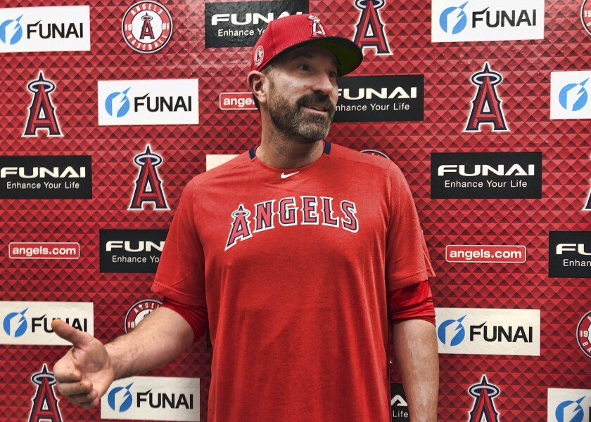 Los Angeles Angels pitching coach Mickey Callaway speaks about his philosophies outside the clubhouse.