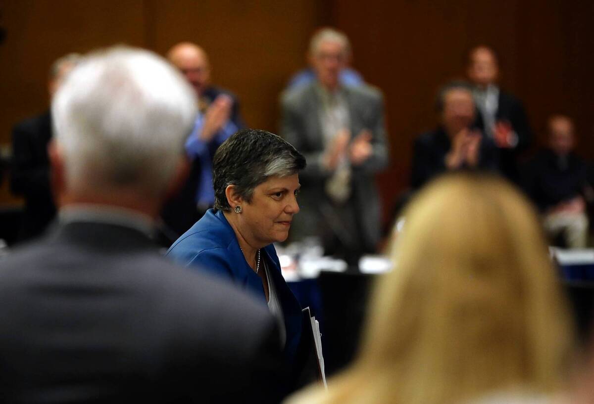 Outgoing Homeland Security Secretary Janet Napolitano was confirmed Thursday by the UC regents and the next president of the university system.