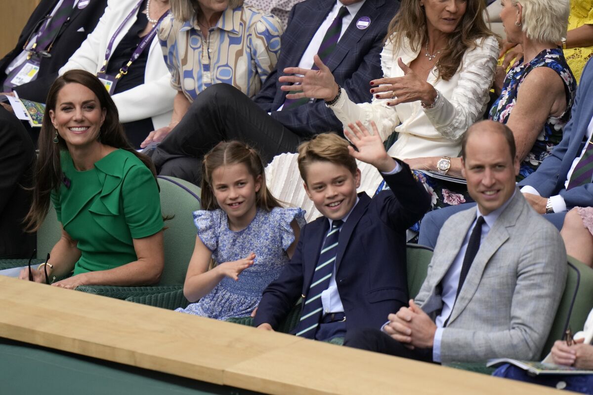 Princess Kate back in Royal Box at Wimbledon with Prince William and