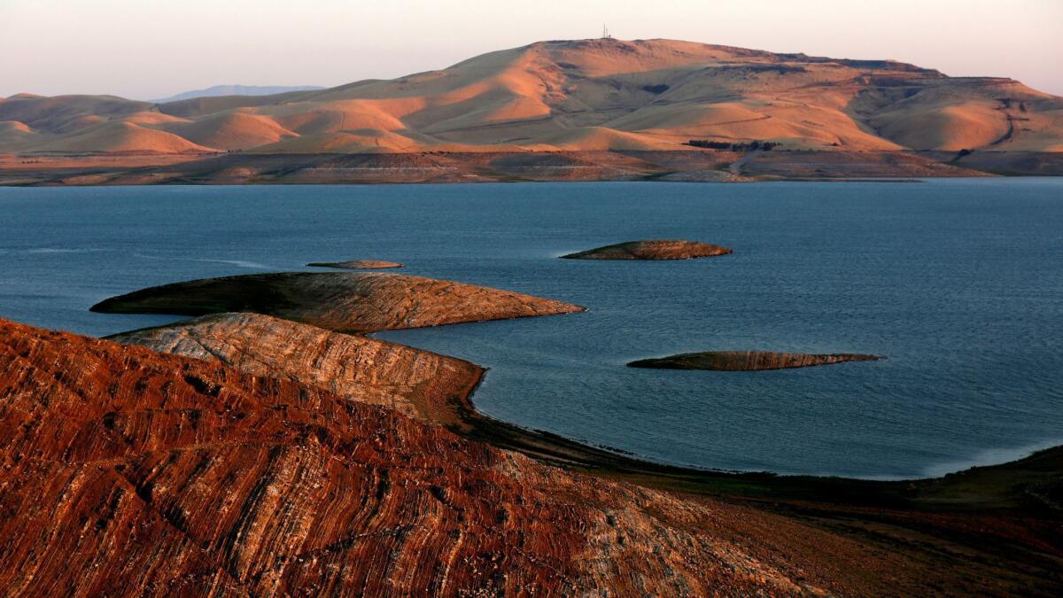 San Luis Reservoir is used by both state and federal water managers to store exports from the Sacramento-San Joaquin River Delta.