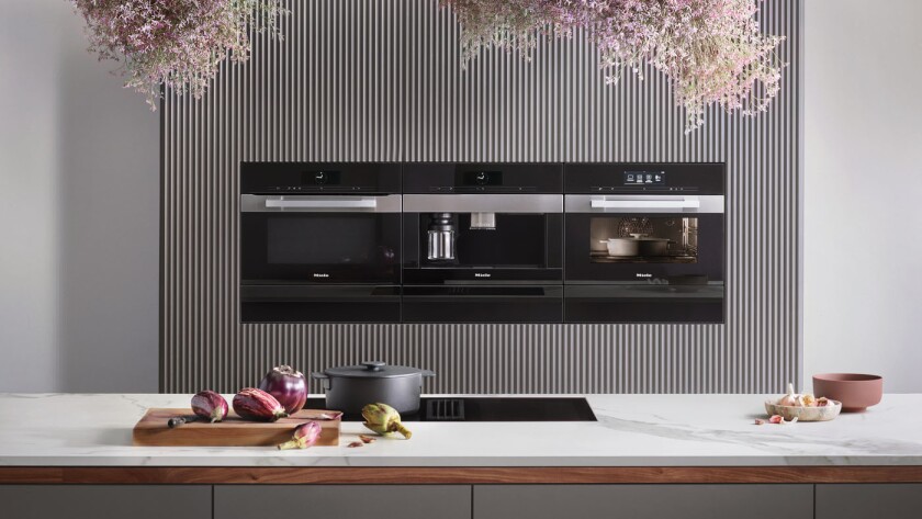 Miele’s Generation 7000 built-in ovens have a smart assist feature, TasteControl, to help prevent overcooking. 