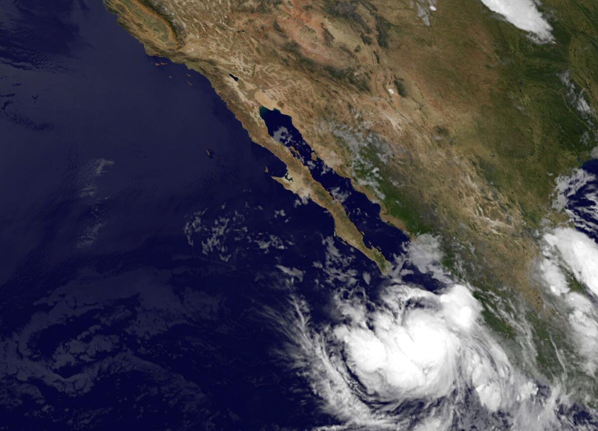 Norbert intensified to a Category 1 hurricane as it approached Baja California. It is not expected to make landfall on the peninsula, but it could cause mudslides, flash flooding and power outages in the area.