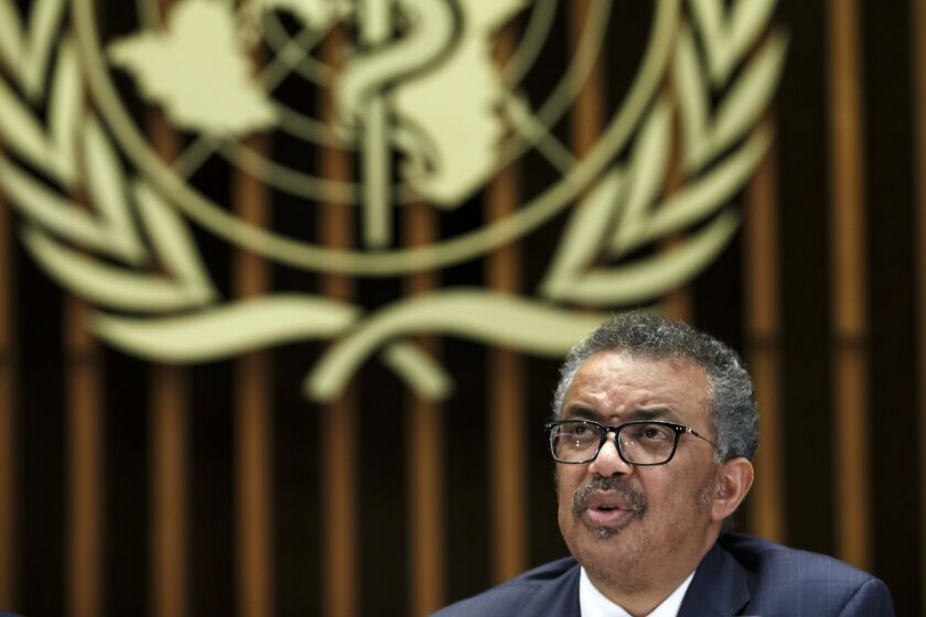Tedros Adhanom Ghebreyesus, head of the World Health Organization, said it's important to step up efforts to sequence new variants of the coronavirus.