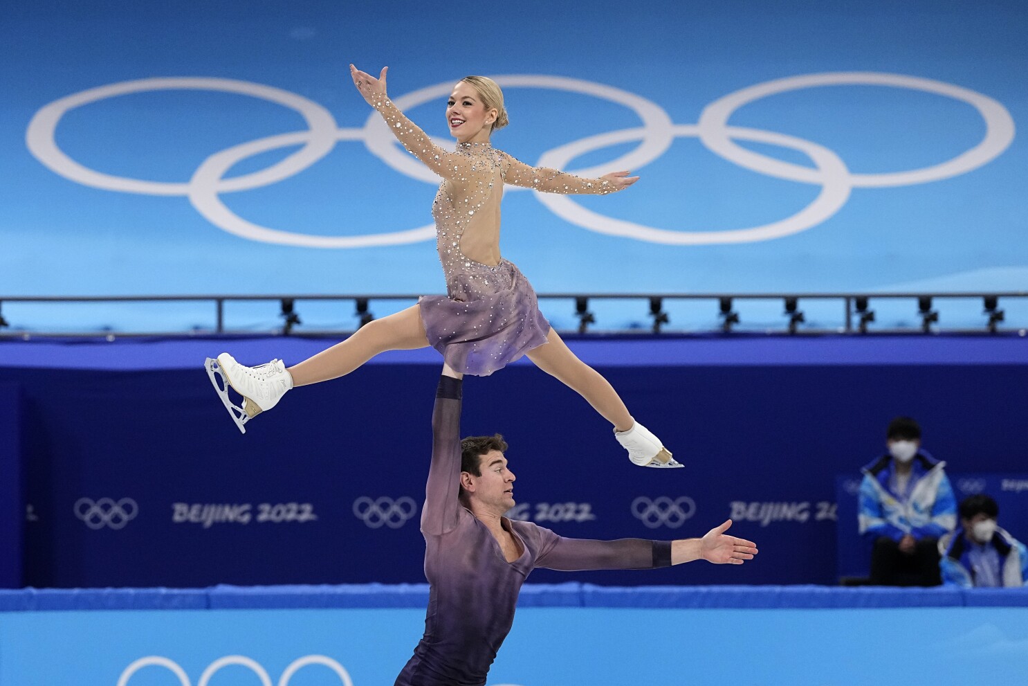 Frazier, Knierim focus on Olympic skate amid ceremony appeal - The San Diego Union-Tribune