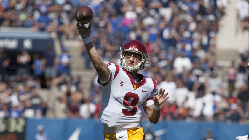 Usc Is Stunned In Overtime Loss To Byu Los Angeles Times