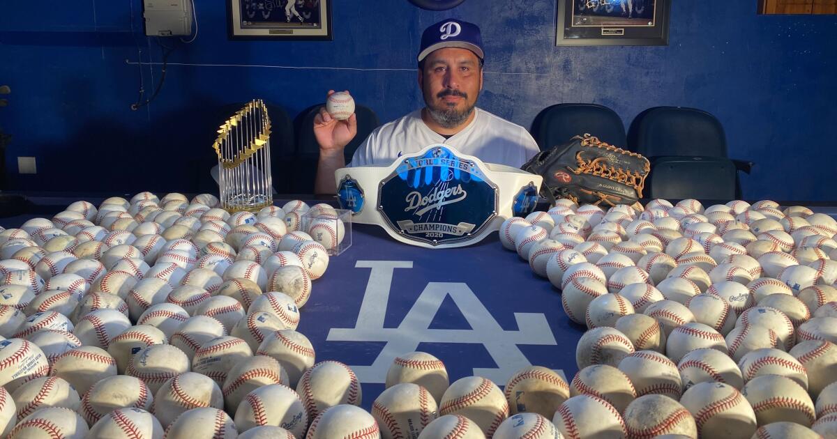 Dodgers fan pulled switcheroo after catching a 'hated Padre' homer. Why did he keep the ball?