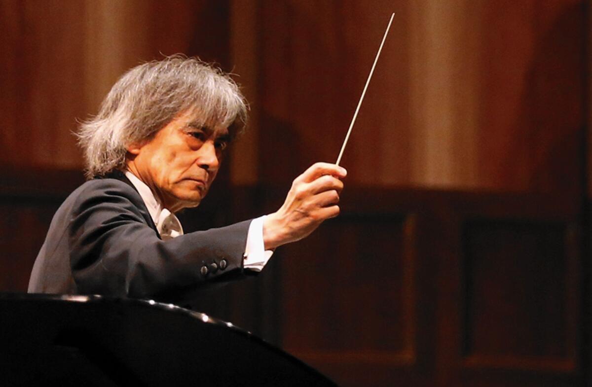 Kent Nagano conducts the Orchestre symphonique de Montreal for Piano Concerto No. 3, Op.26, in C Major by Serge Profofiev at the Granada Theatre in Santa Barbara on March 24, 2016.