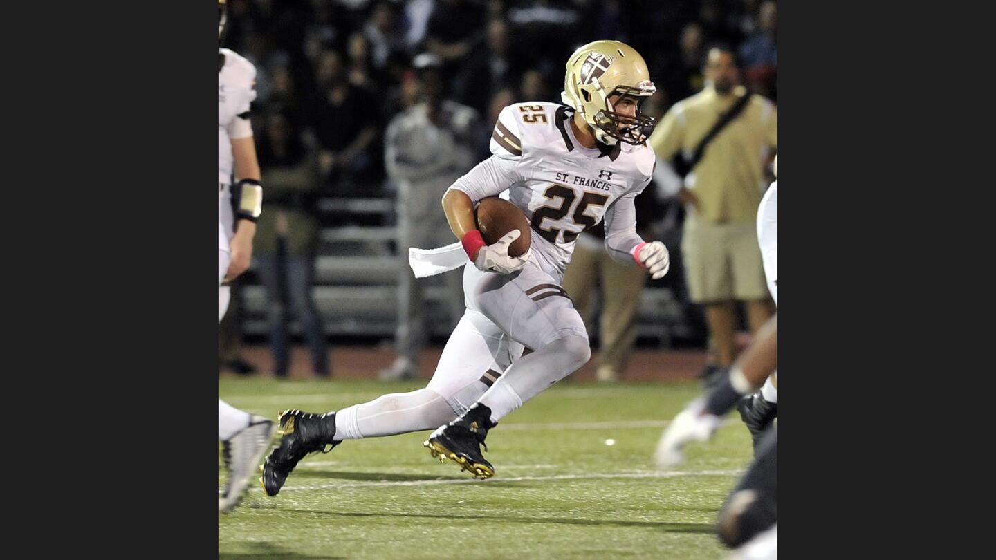 Photo Gallery: St. Francis vs. Cathedral in an Angelus League football game