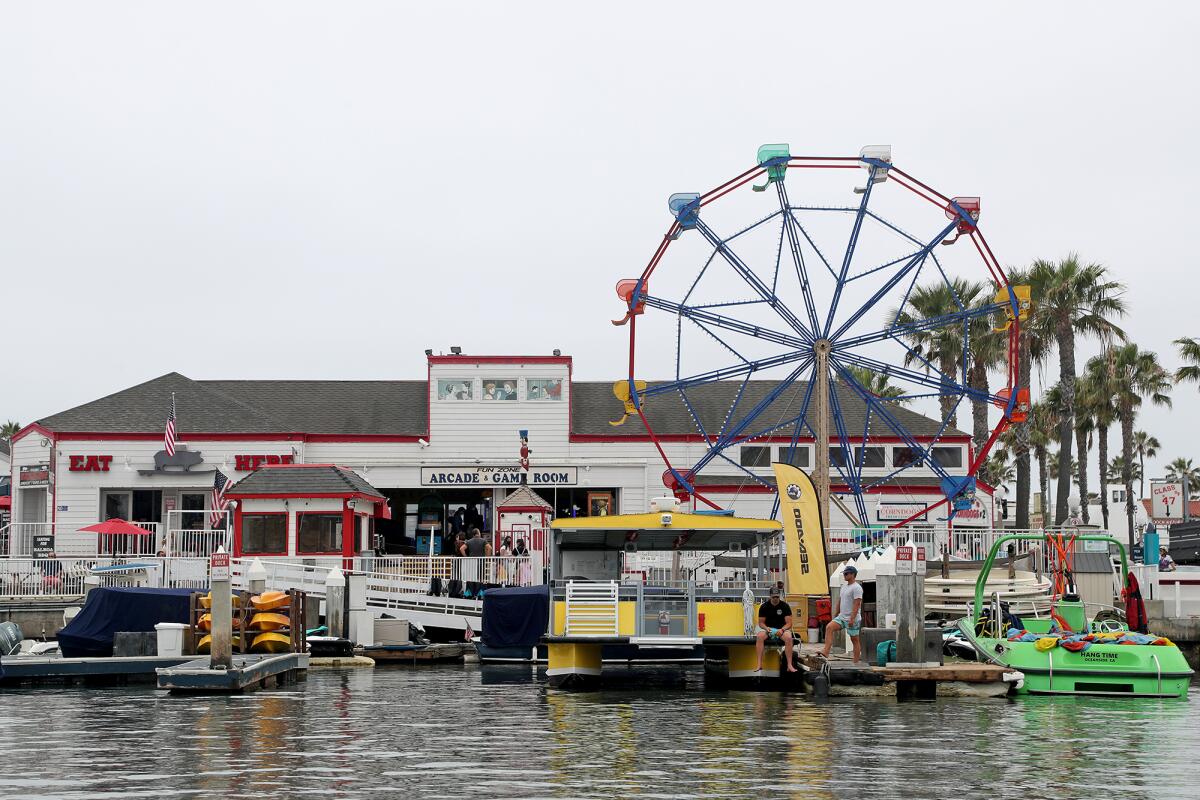 The iconic Balboa Fun Zone in Newport Beach.