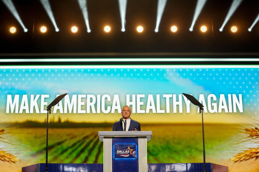 Robert F. Kennedy Jr. during the Republican Midterm Convention on Sept. 10. Photographer: Al Drago/Bloomberg