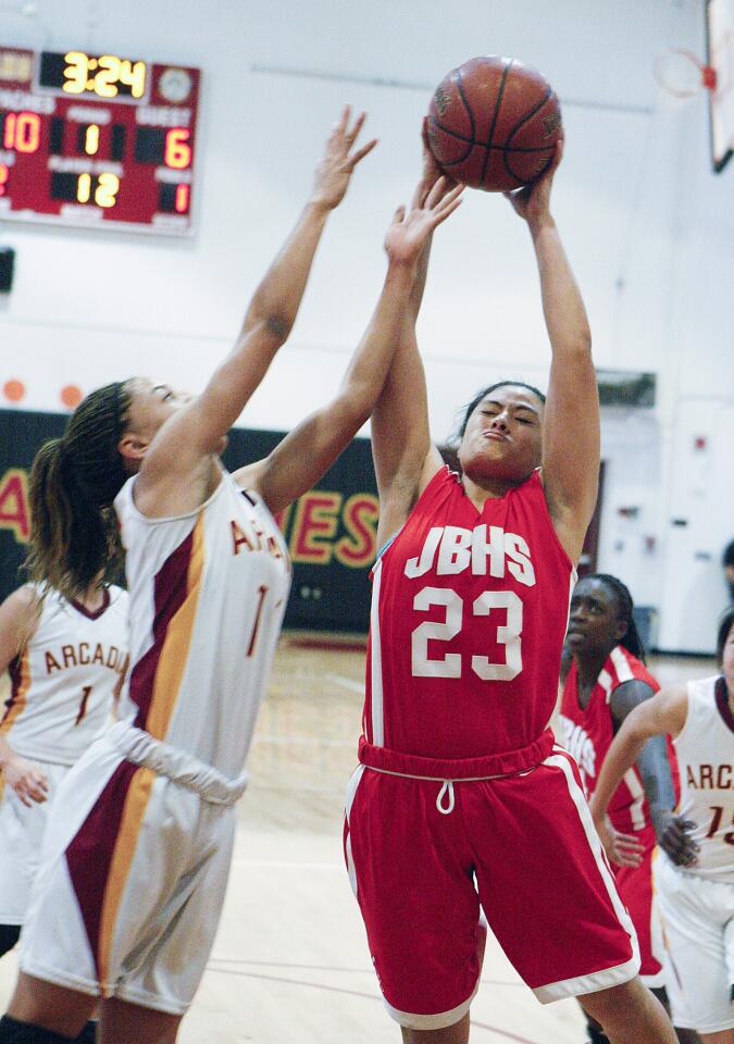 Photo Gallery: Burroughs vs. Arcadia league girls basketball