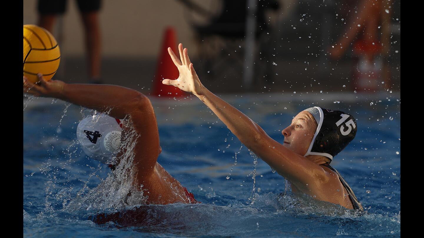 Photo Gallery: Huntington Beach vs. Riverside King in a girls' water polo game
