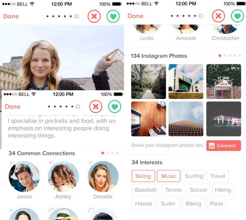 Tinder Adds Ability To Show Off Instagram Photos To Potential