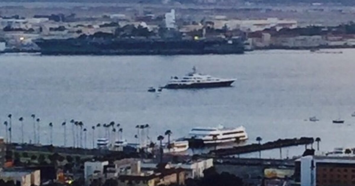 Billionaire S Mega Yacht Makes San Diego Appearance The San Diego Union Tribune