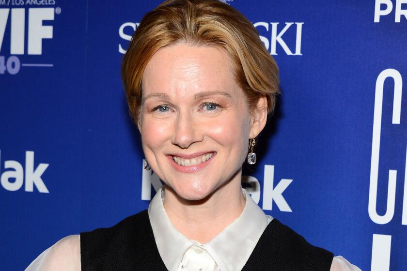 Laura Linney is a new mom.