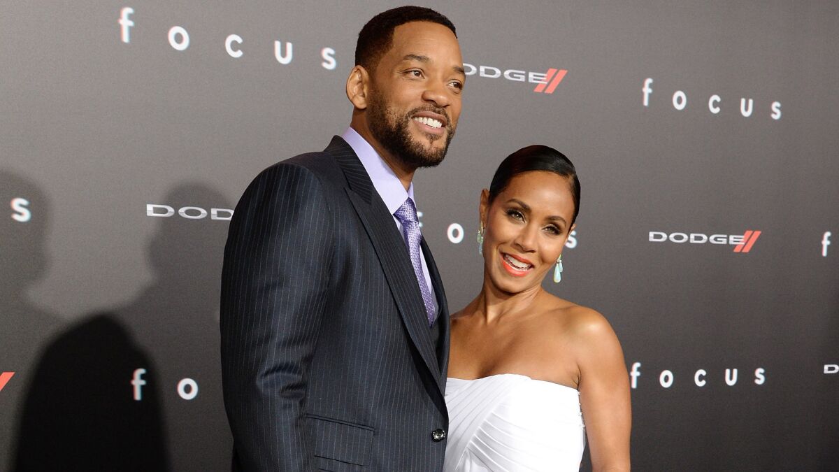 Will Smith and Jada Pinkett Smith attend the L.A. premiere of "Focus"