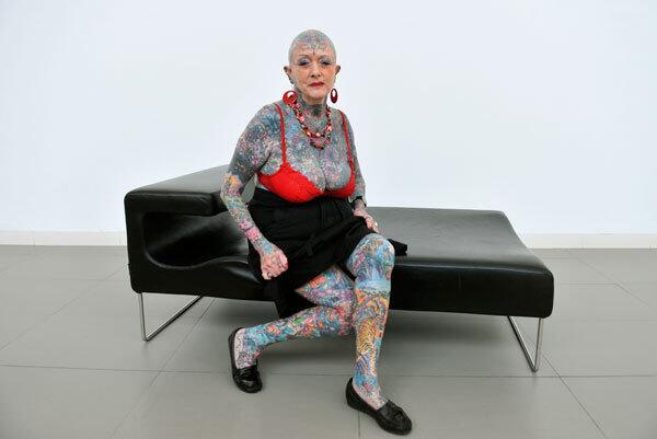 World's most senior tattooed woman