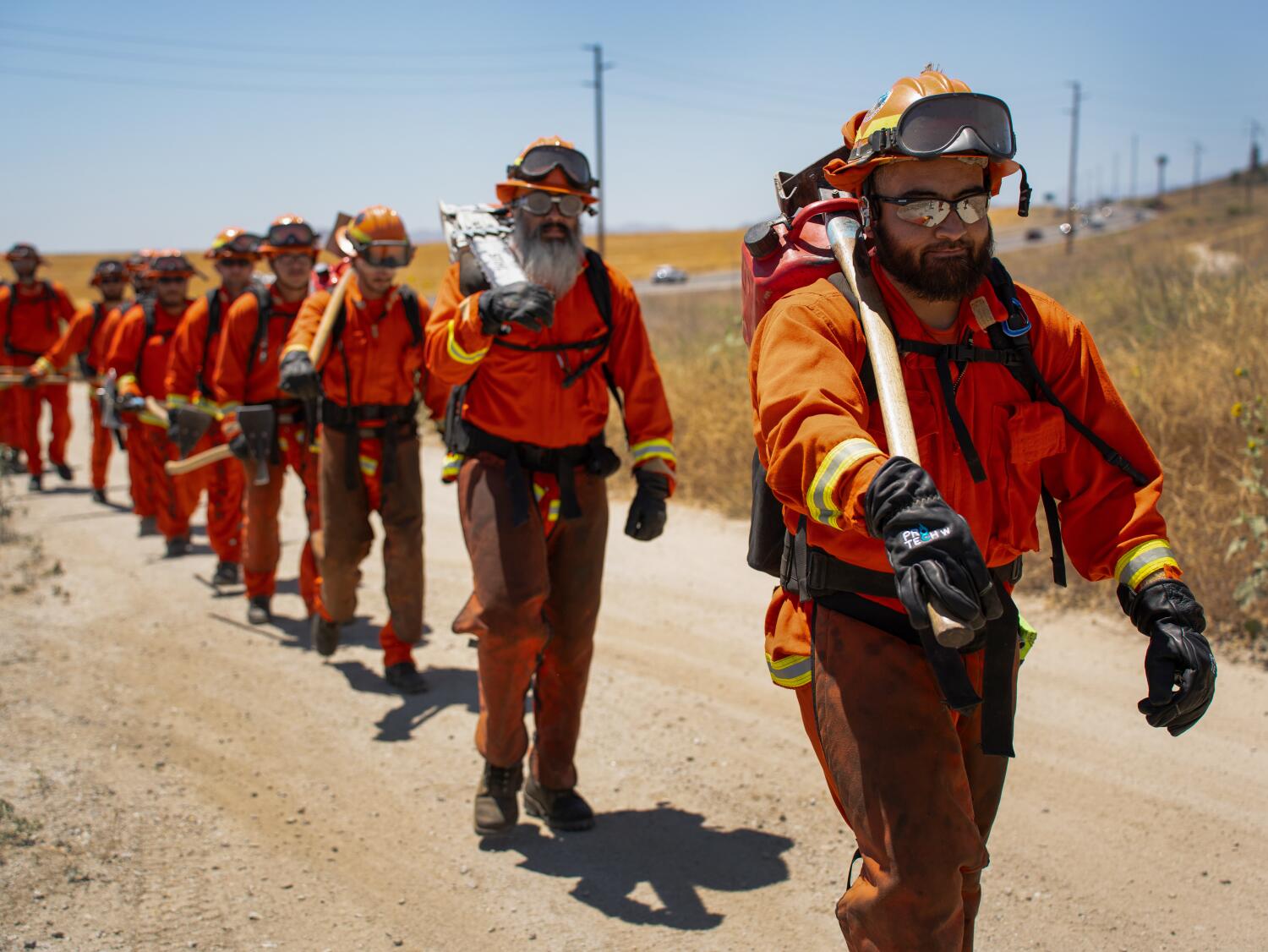 Fires burn around the state as red flag conditions loom