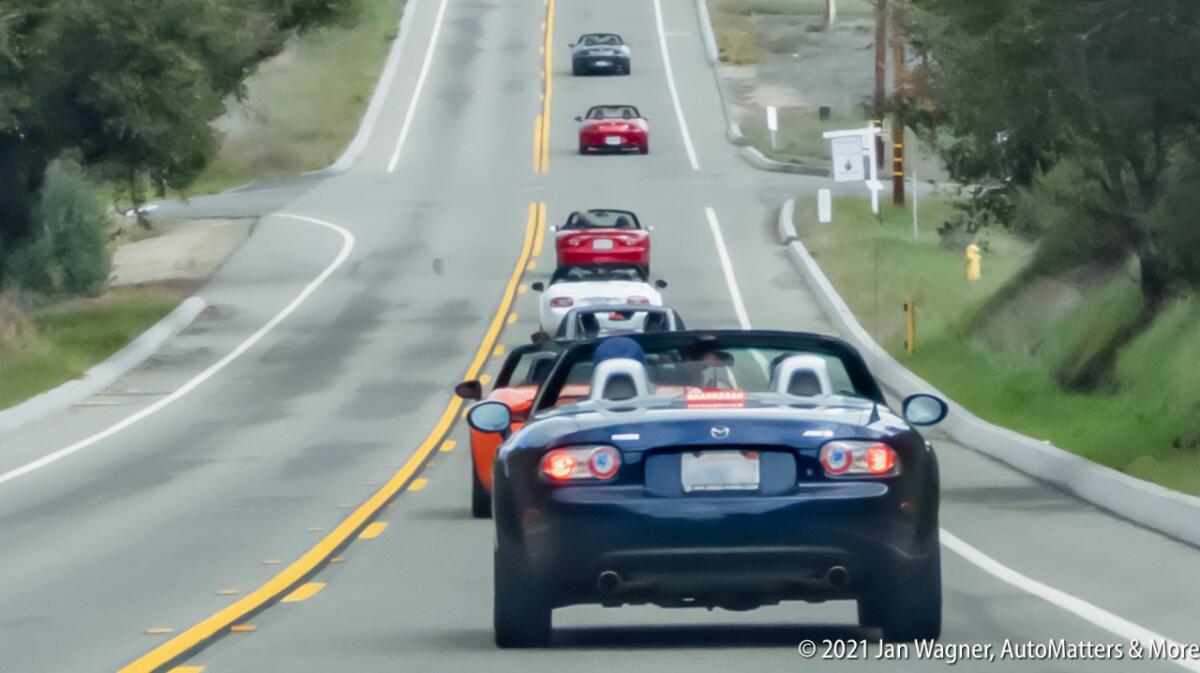 The run in on a variety of roads