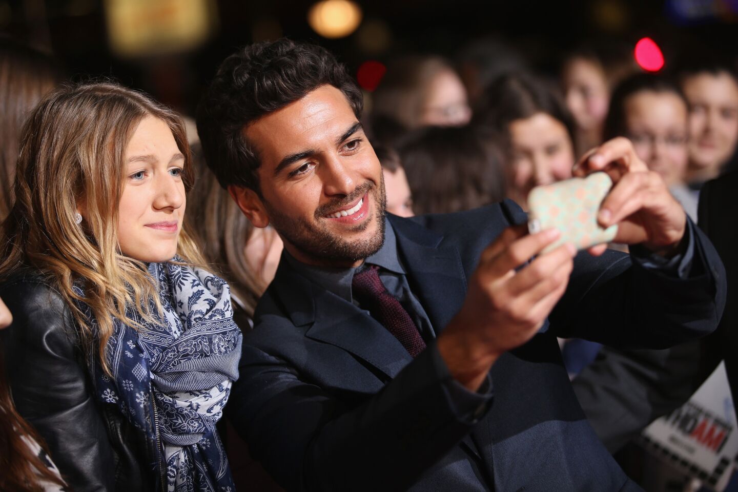 Elyas M'Barek attends the premiere of the film "Who Am I" at Zoo Palast on Sept. 23, 2014, in Berlin.