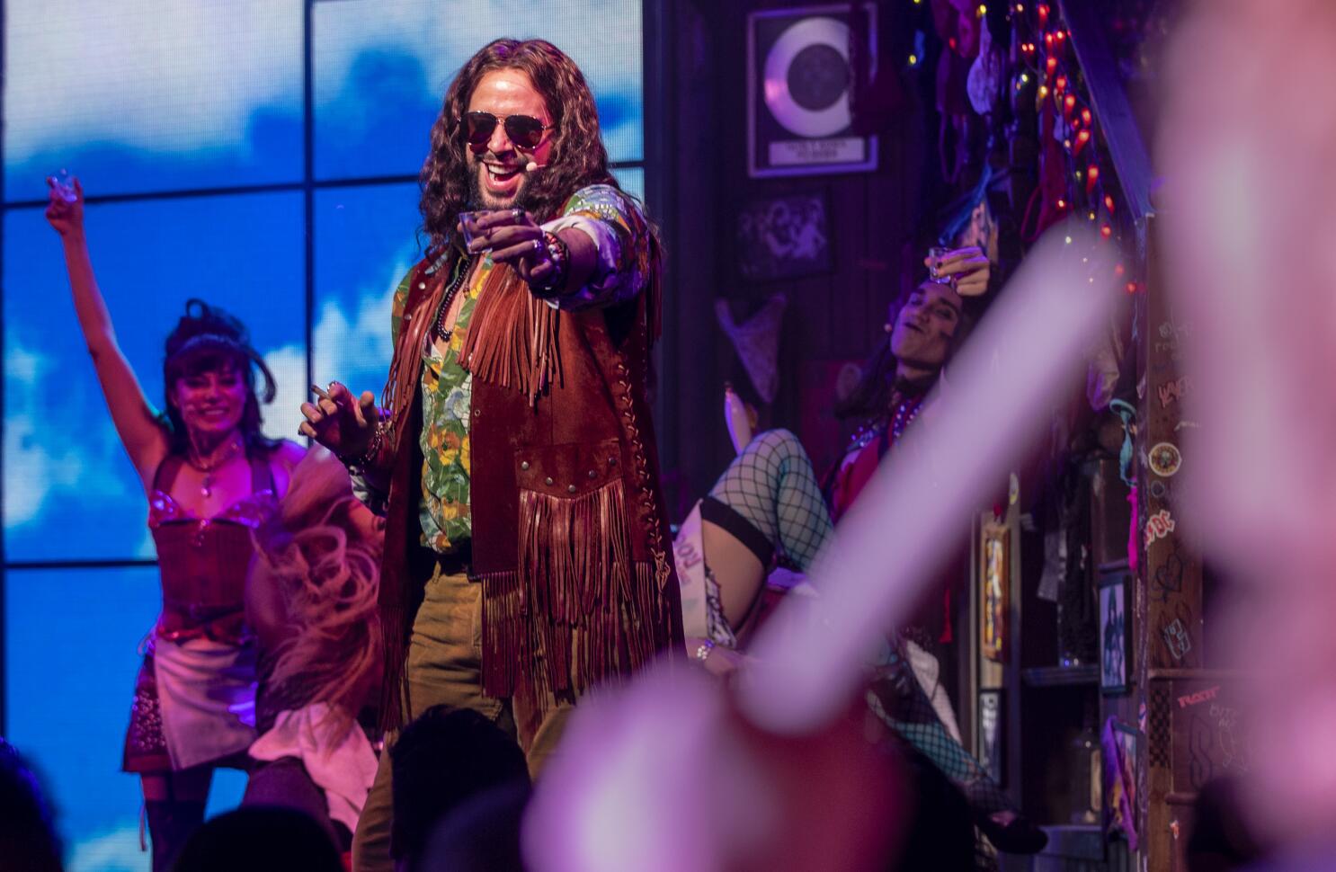 Rock of Ages' is back from Broadway as a boozy L.A. bar show - Los Angeles  Times