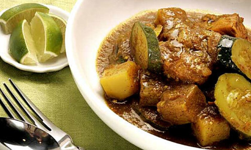 SHOW OFF: Try this dish called Colombo pork loin curry from Creole, a new cookbook by Babette de Rozières.