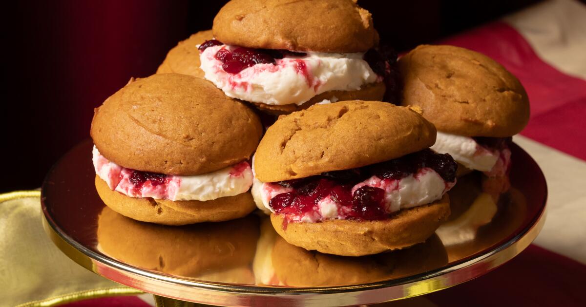 Sweet Potato Whoopie Pie With Maple-Orange Cream Cheese Filling