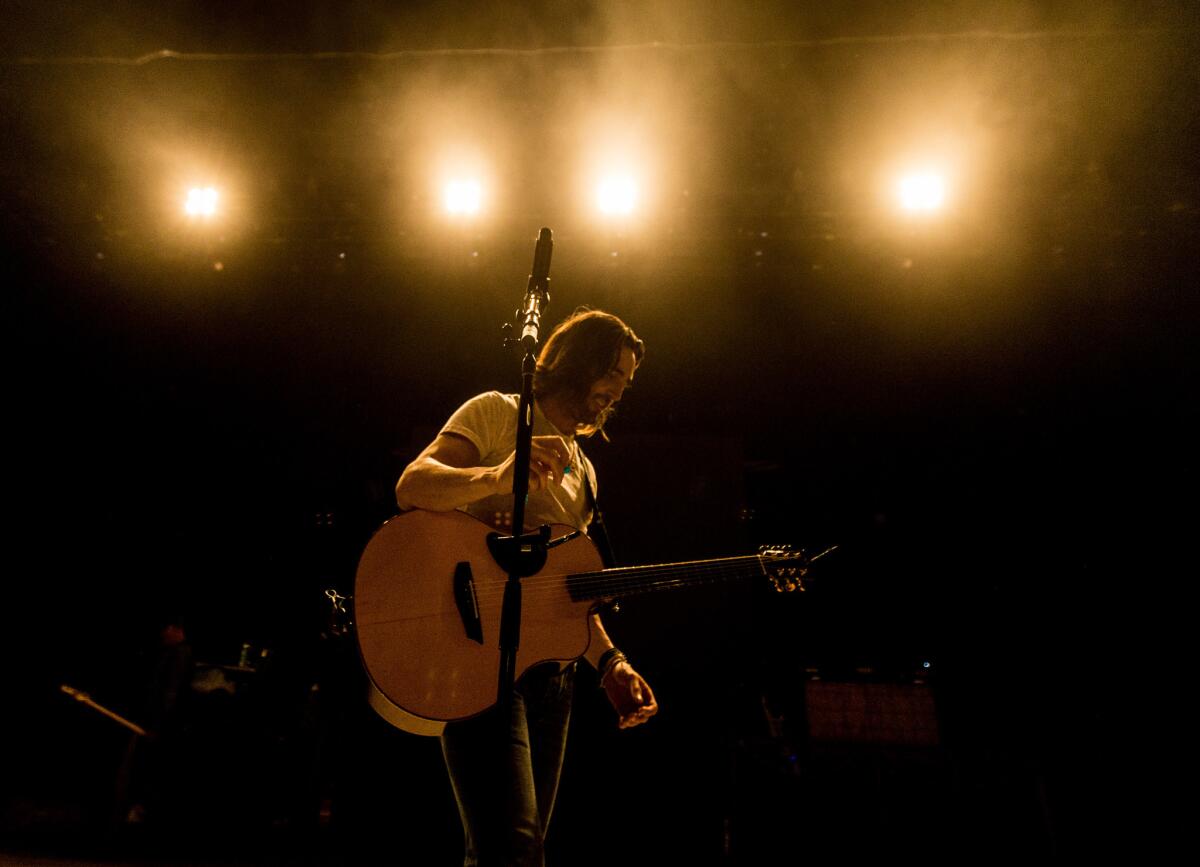 Jake Owen performs at the Greek Theatre on Aug. 8, 2014, during GO Country 105's Summer Under the Stars Concert.