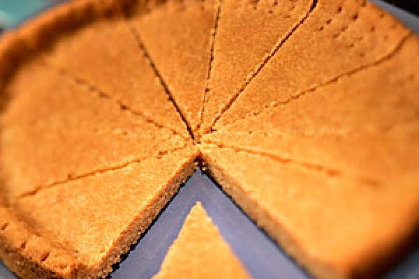 CHEWY: Brown sugar shortbread has caramel and molasses notes.