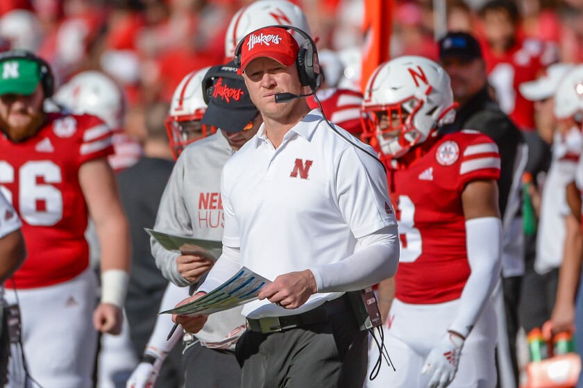 Nebraska gives coach Scott Frost two-year contract extension - Los ...