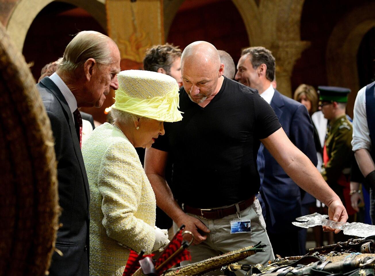 Queen Elizabeth visits 'Game of Thrones' set