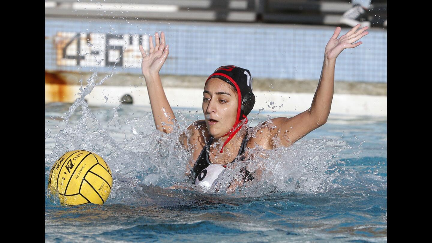 Photo Gallery: Burroughs vs. Glendale Pacific League girls' water polo