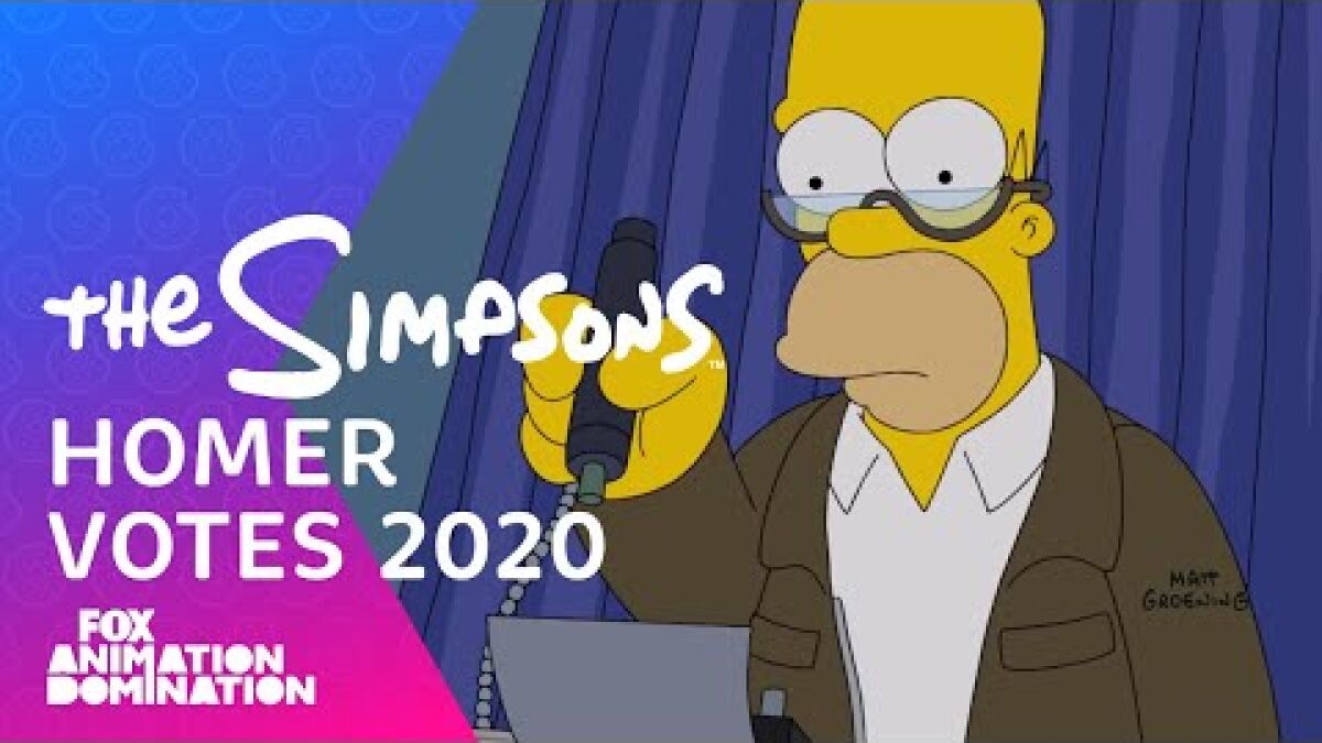 Simpsons' Treehouse of Horror 2020 nails the election, Trump ...