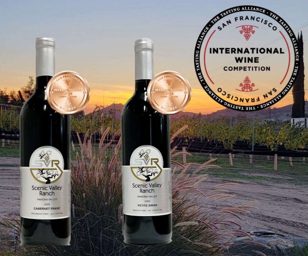 Their 2020 Cabernet Franc and 2020 Petite Sirah won bronze medals in the 2020 San Francisco International Wine Competition.