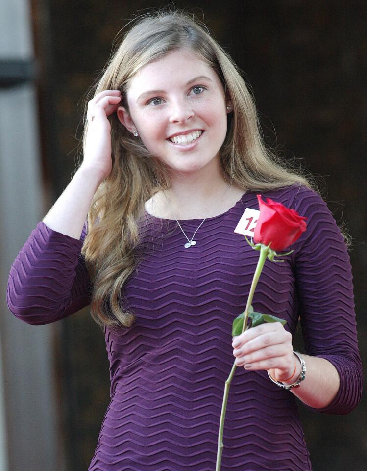 Finalist Elsa Mann, of Flintridge Prep, is introduced at the announcement of the 2016 Tournament of Roses Royal Court at the Tournament House in Pasadena on Monday, Oct. 5, 2015.