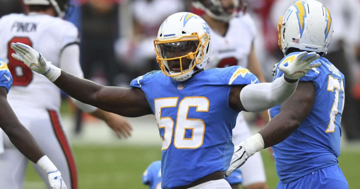 Chargers pick up Herbert's 5th-year option, decline Murray's