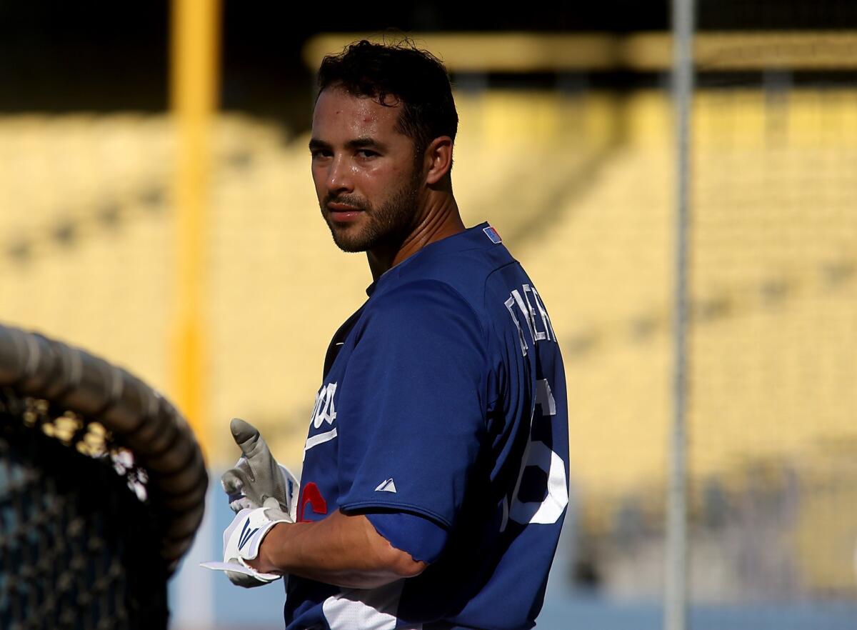Dodgers center fielder Andre Ethier, out with shin splints, won't be cleared to play until he can demonstrate he can run the bases.