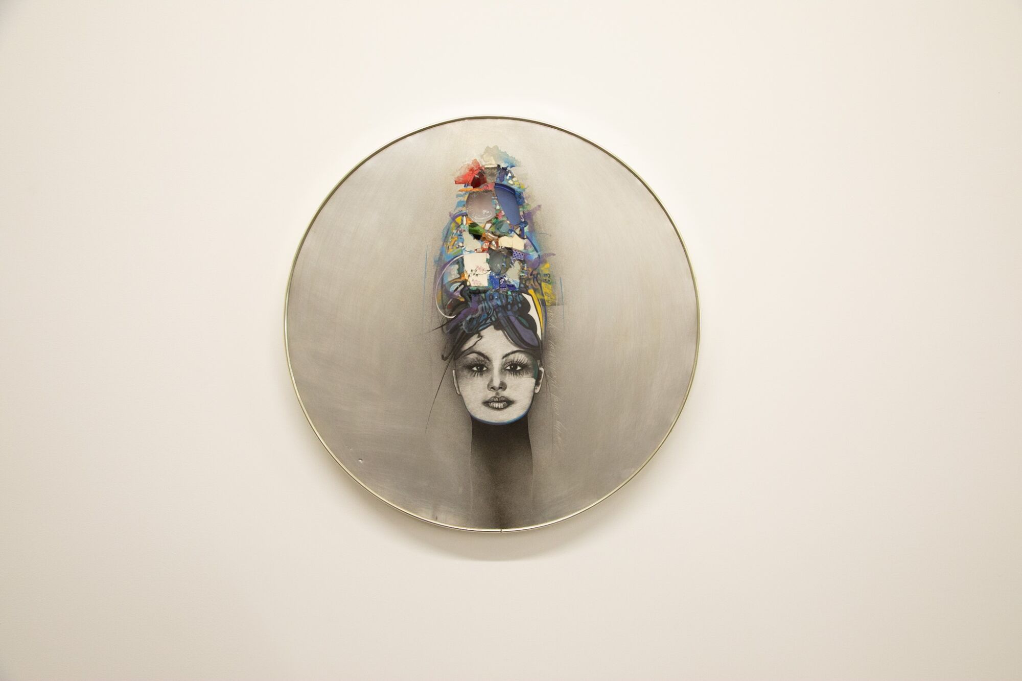 Timothy E. Washington THE QUEEN, 1983 etched aluminum, mixed media assemblage